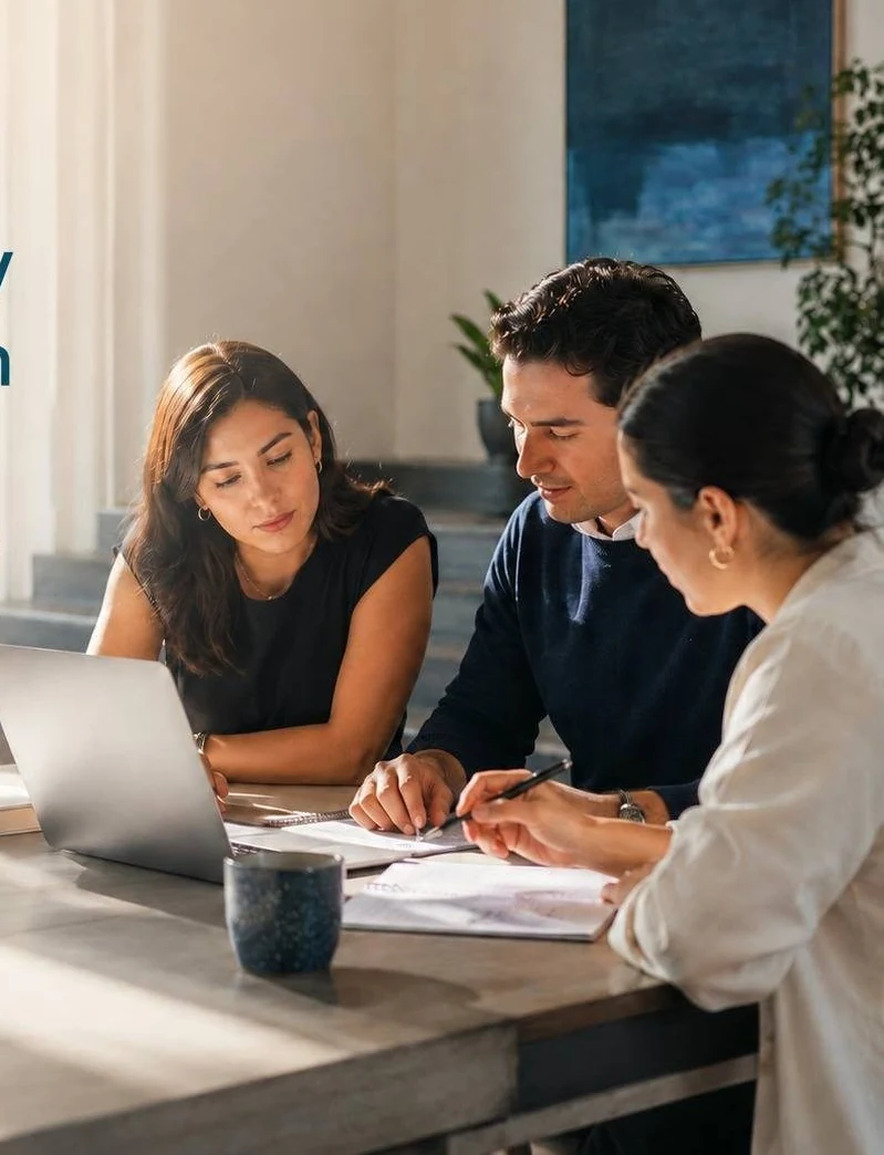 Profesionales trabajando en equipo durante una sesión de formación